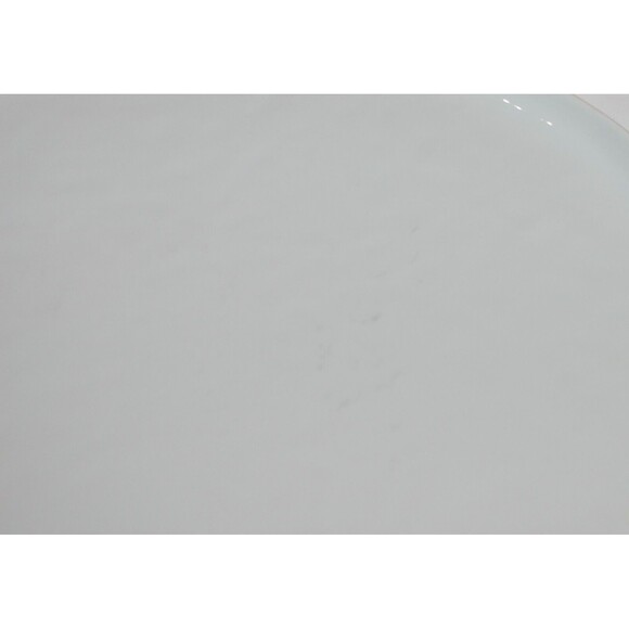 Lot of 4 Crate and Barrel Round Dinner Plates Mercer White Rippled Texture 11" - Picture 7 of 7